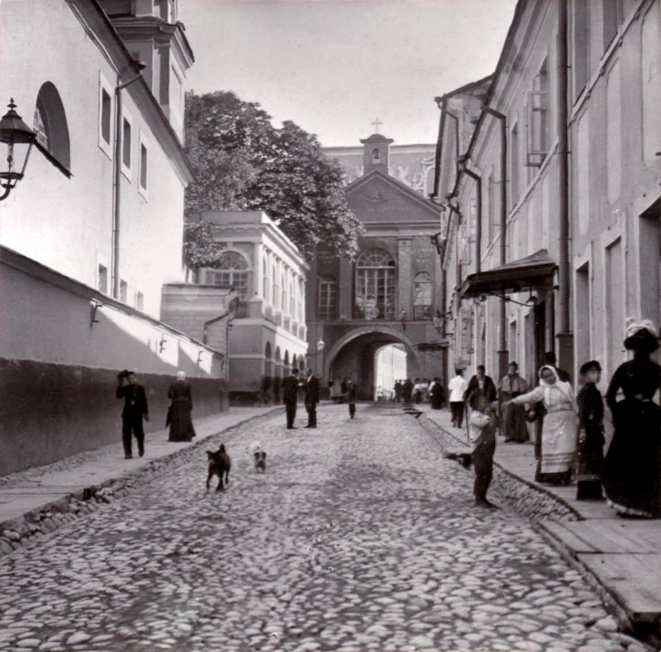 Vilnia, Vostraja Brama. Вільня, Вострая Брама (S. Fleury, 1900)