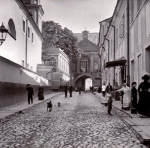 Vilnia, Vostraja Brama. Вільня, Вострая Брама (S. Fleury, 1900)