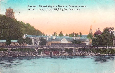 Vilnia, Vialla-Zamkavaja hara. Вільня, Вяльля-Замкавая гара (1909)