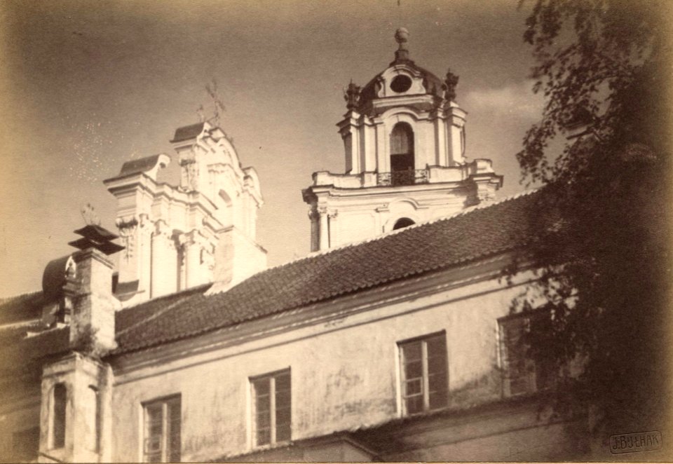 Vilnia, Śviatych Janaŭ. Вільня, Сьвятых Янаў (J. Bułhak, 1912)
