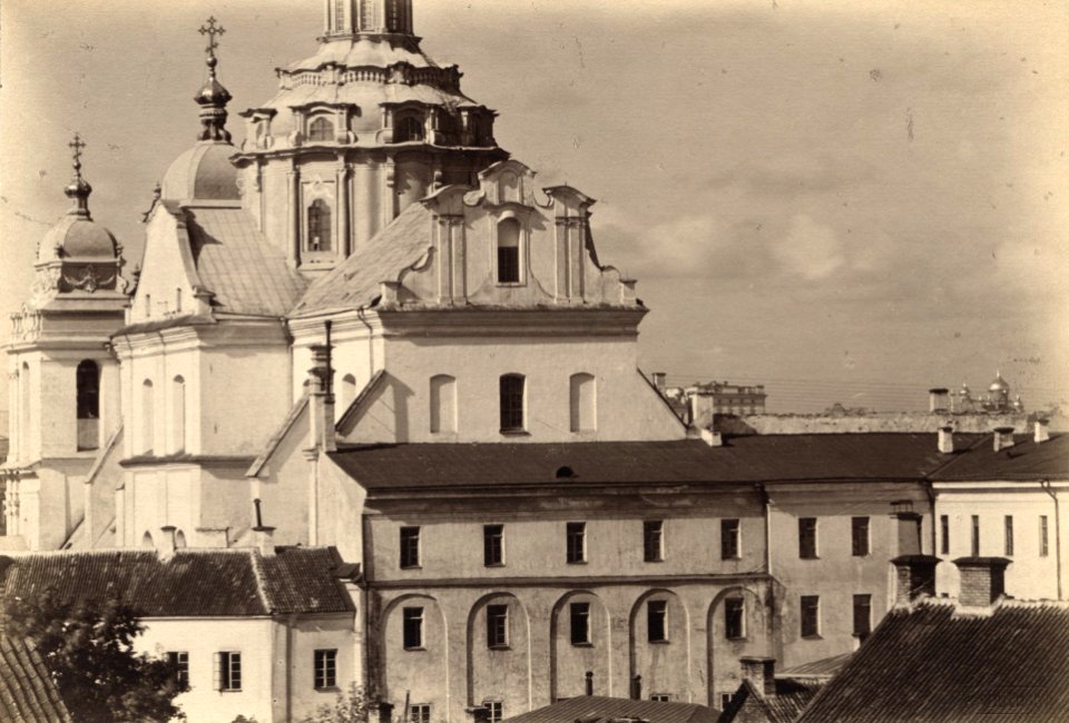Vilnia, Śviatoha Kazimiera, Jezuicki. Вільня, Сьвятога Казімера, Езуіцкі (J. Bułhak, 1914)