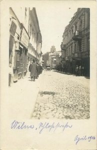 Vilnia, Zamkavaja. Вільня, Замкавая (04.1916)