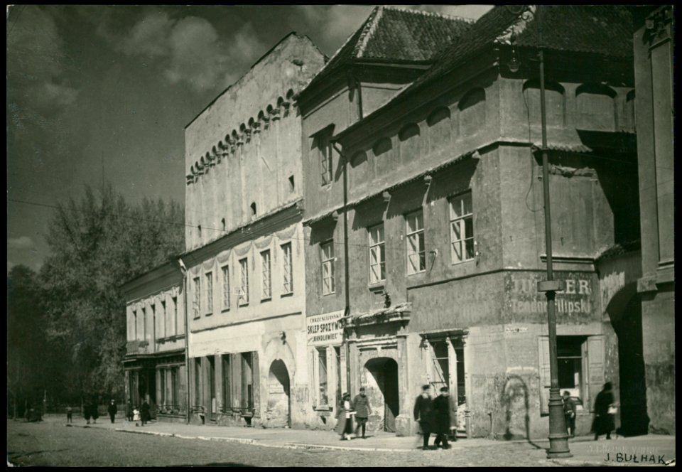 Vilnia, Zamkavaja-Katedralny. Вільня, Замкавая-Катэдральны (J. Bułhak, 1918)