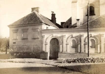 Vilnia, Śviatoha Michała, Bernardynski. Вільня, Сьвятога Міхала, Бэрнардынскі (J. Bułhak, 1918)