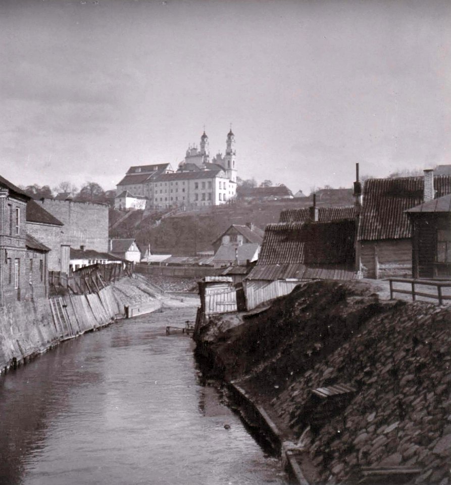 Vilnia, Zarečča-Papłavy. Вільня, Зарэчча-Паплавы (S. Fleury, 1900)