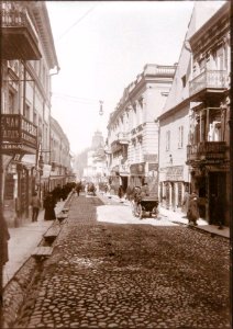 Vilnia, Zamkavaja. Вільня, Замкавая (S. Fleury, 1903)