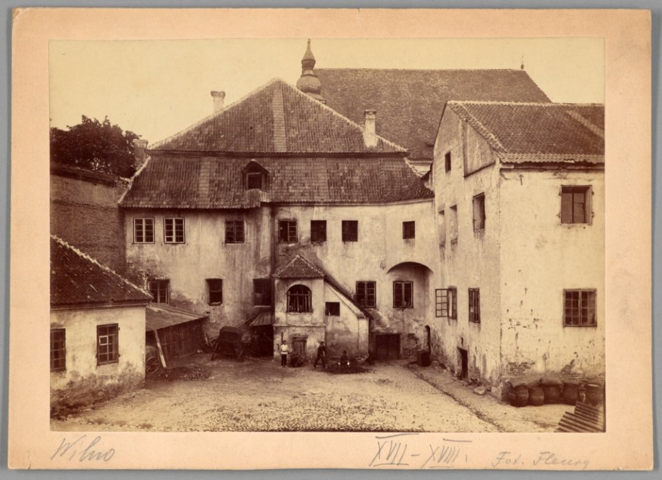 Vilnia, Śviatoha Michała, Bernardynski. Вільня, Сьвятога Міхала, Бэрнардынскі (S. Fleury, 1895-1905) (2)
