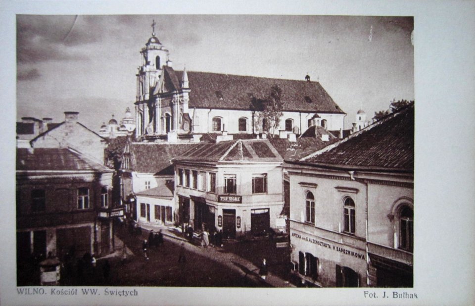 Vilnia, Śviatoha Stefana-Zavalnaja. Вільня, Сьвятога Стэфана-Завальная (J. Bułhak, 1913-29, 1921-39)