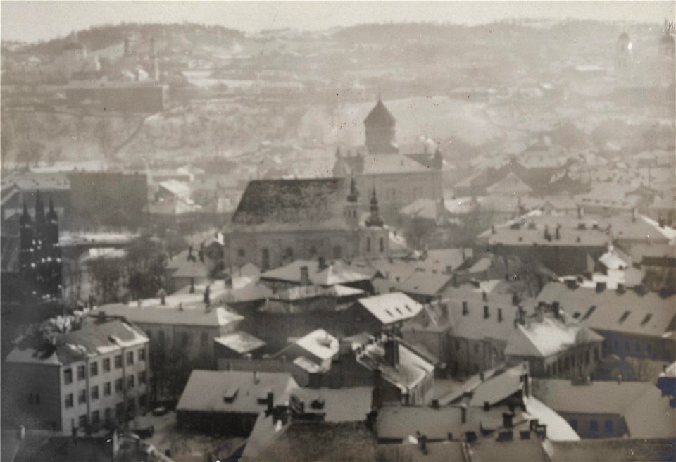 Vilnia, Śviatoha Michała, Bernardynski. Вільня, Сьвятога Міхала, Бэрнардынскі (J. Bułhak, 1919)