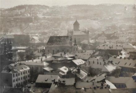 Vilnia, Śviatoha Michała, Bernardynski. Вільня, Сьвятога Міхала, Бэрнардынскі (J. Bułhak, 1919)