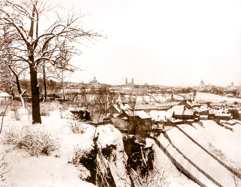 Vilnia, Zarečča. Вільня, Зарэчча (S. Fleury, 1898)