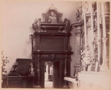 Vilnia, Śviatoha Michała, Bernardynski, Jan Stanisłaŭ Sapieha. Вільня, Сьвятога Міхала, Бэрнардынскі, Ян Станіслаў Сапега (J. Čachovič, 1880)