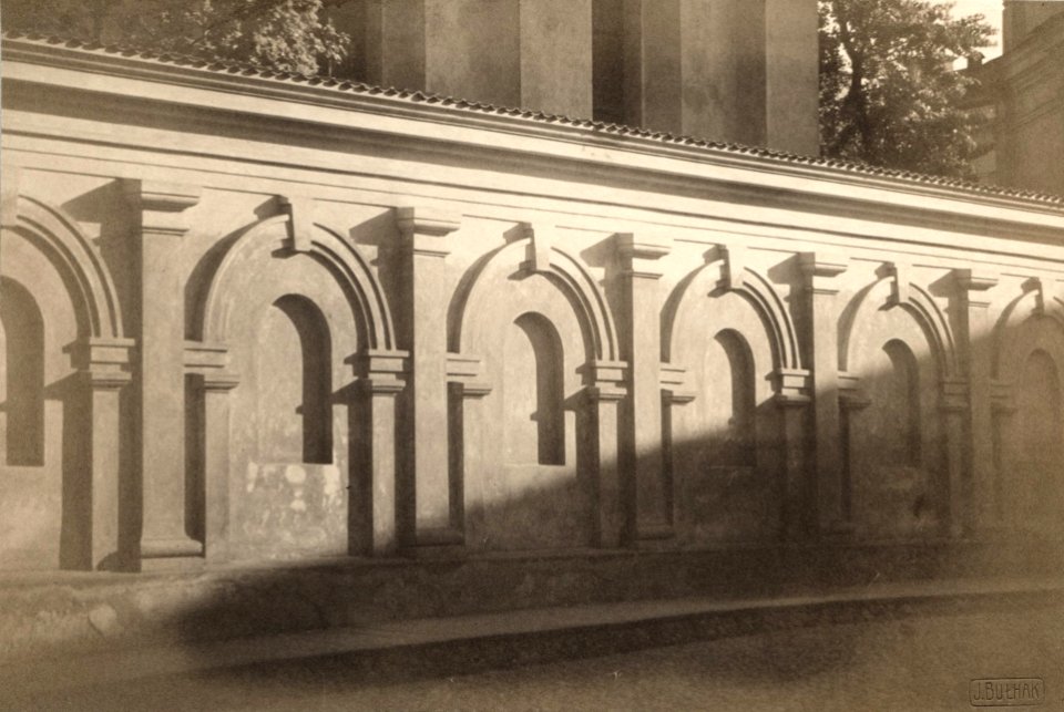 Vilnia, Śviatoha Michała, Bernardynski. Вільня, Сьвятога Міхала, Бэрнардынскі (J. Bułhak, 1913) (2)