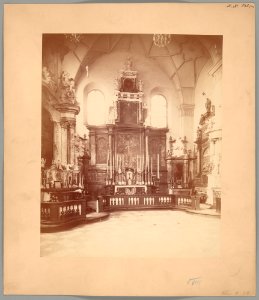 Vilnia, Śviatoha Michała, Bernardynski. Вільня, Сьвятога Міхала, Бэрнардынскі (J. Čachovič, 1870-80) (4)