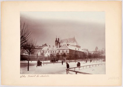 Vilnia, Śviatoha Michała, Bernardynski. Вільня, Сьвятога Міхала, Бэрнардынскі (S. Fleury, 1896)