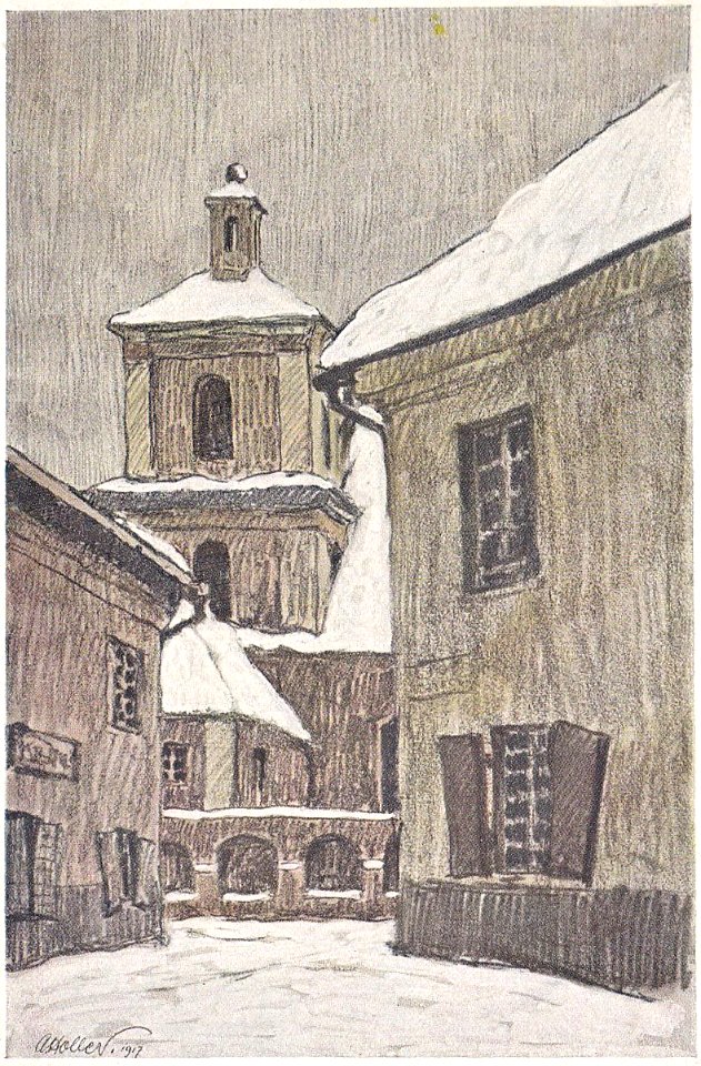 Vilnia, Śviatoha Mikałaja. Вільня, Сьвятога Мікалая (A. Holler, 1917)