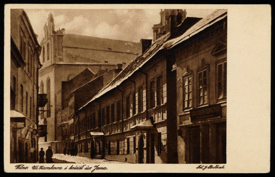 Vilnia, Zamkavaja. Вільня, Замкавая (J. Bułhak, 1912-37) (2)