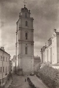 Vilnia, Śviatajanskaja. Вільня, Сьвятаянская (J. Bułhak, 1918)