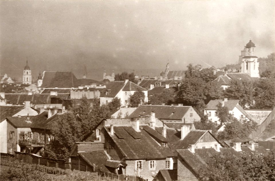 Vilnia, Zarečča. Вільня, Зарэчча (J. Bułhak, 1919)