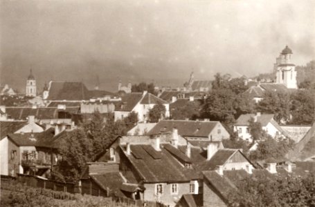Vilnia, Zarečča. Вільня, Зарэчча (J. Bułhak, 1919)