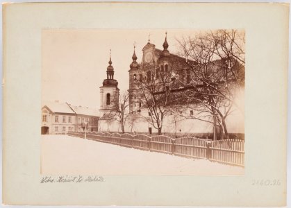 Vilnia, Śviatoha Michała, Bernardynski. Вільня, Сьвятога Міхала, Бэрнардынскі (S. Fleury, 1896) (3)