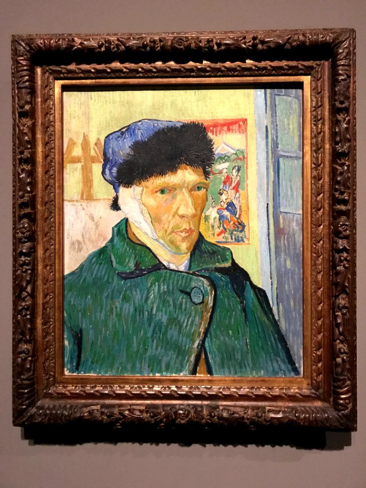 Vincent van Gogh - Zelfportret met verbonden oor (Van Gogh & Japan)