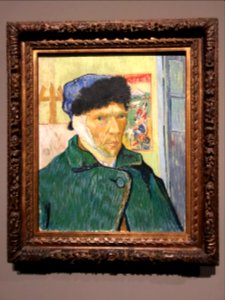 Vincent van Gogh - Zelfportret met verbonden oor (Van Gogh & Japan) photo