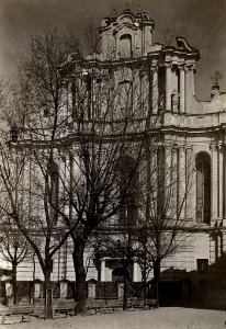 Vilnia, Śviatych Janaŭ. Вільня, Сьвятых Янаў (J. Bułhak, 1914)