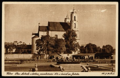 Vilnia, Łukiški, Daminikanski. Вільня, Лукішкі, Дамініканскі (J. Bułhak, 1921-39) (2)