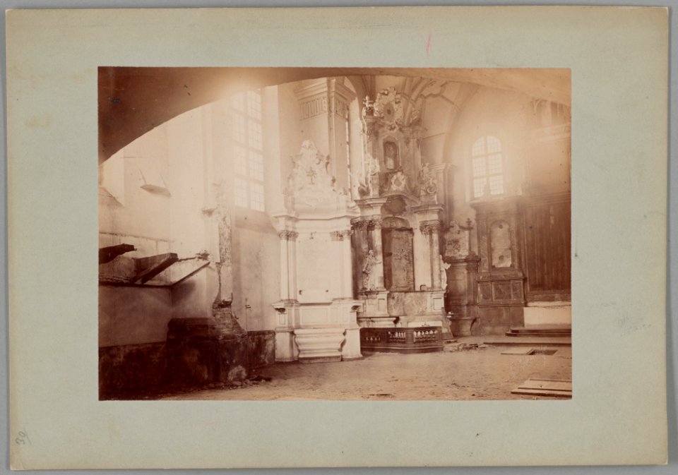 Vilnia, Śviatoha Michała, Bernardynski. Вільня, Сьвятога Міхала, Бэрнардынскі (S. Fleury, 1905-10)