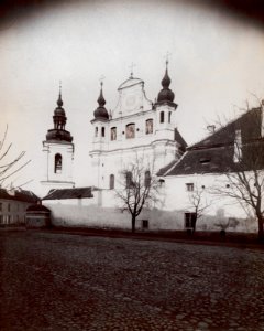 Vilnia, Śviatoha Michała, Bernardynski. Вільня, Сьвятога Міхала, Бэрнардынскі (J. Čachovič, 1870-80)