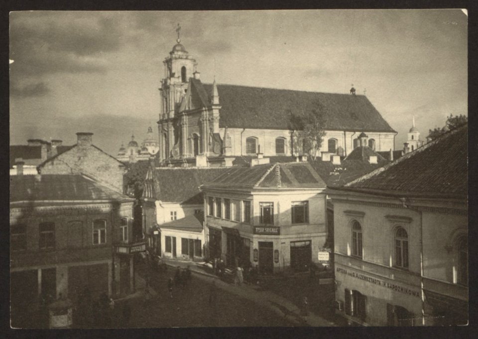 Vilnia, Śviatoha Stefana-Zavalnaja. Вільня, Сьвятога Стэфана-Завальная (J. Bułhak, 1913-29)
