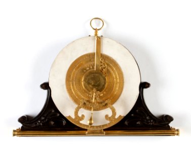 Vinkelmätningsinstrument av förgylld mässing och svärtad trä, 1643 - Skoklosters slott - 92860