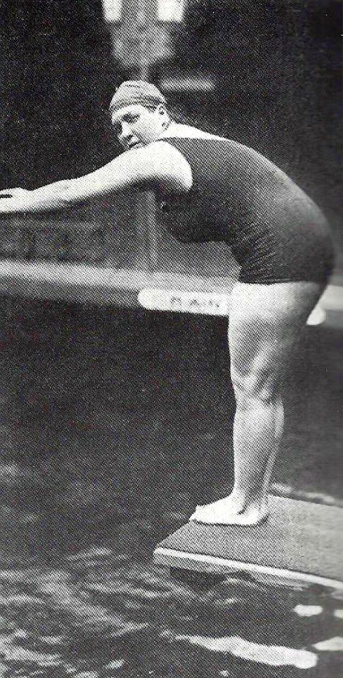 Violette Morris au plongeoir (1920)