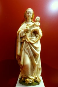 Virgin and Child, Southern Netherlands, c. 1440-1450, alabaster - Bode-Museum - DSC03252