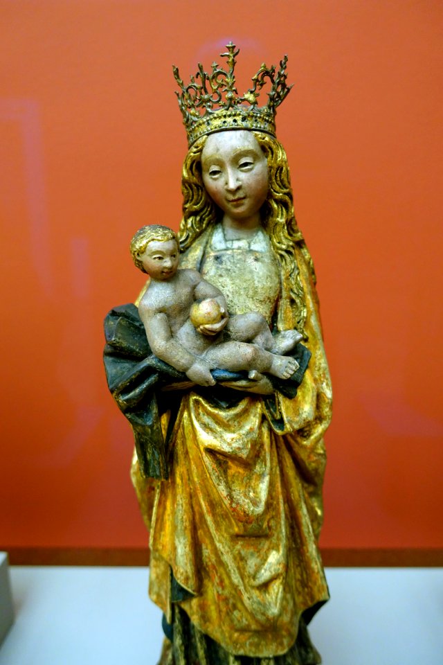 Virgin and Child, Brussels, c. 1500, oak, view 1 - Bode-Museum - DSC03154 photo