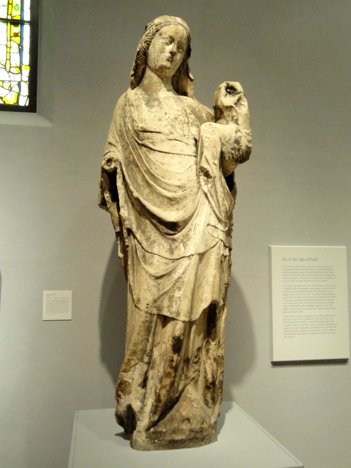 Virgin and Child, France (Lorraine), c. 1350 - Nelson-Atkins Museum of Art - DSC08358