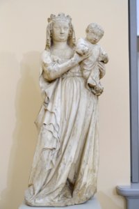 Virgin and Child, Lothringen, c. 1300, limestone - Bode-Museum - DSC03462 photo