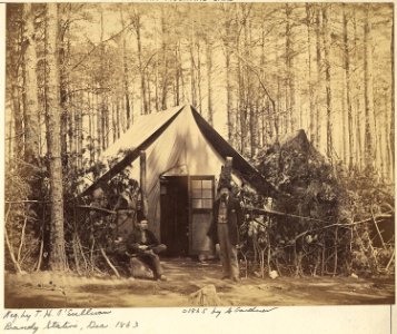 Virginia, Brandy Station, Army of the Potomac, General Post Office. - NARA - 533323 photo