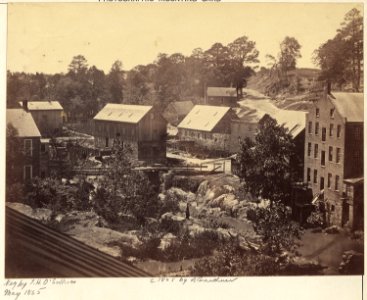 Virginia, Petersburg, Campbell's Bridge. View on the Appomattox River. - NARA - 533356