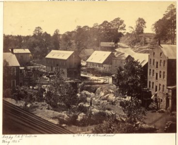 Virginia, Petersburg, Campbell's Bridge. View on the Appomattox River. - NARA - 533356 photo