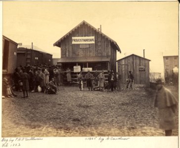 Virginia, Aquia Creek. Provost Marshal's Office, Winter of 1862-3. - NARA - 533320