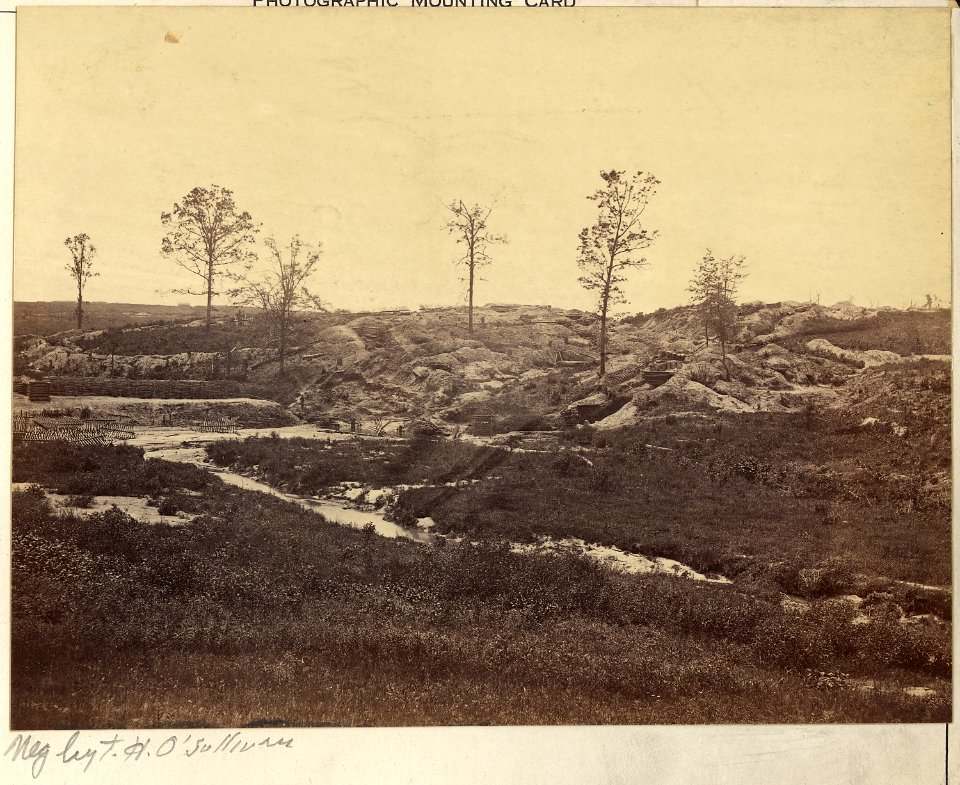 Virginia, Gracie's Point, View of the interior of the enemy's lines, opposite Fort Haskell. - NARA - 533359