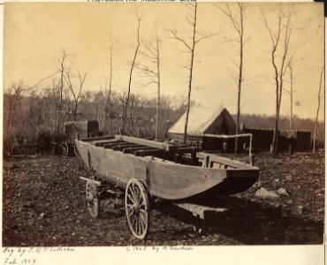 Virginia, Pontoon boat used by the Army of the Potomac - NARA - 533332 photo