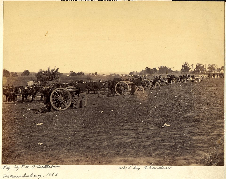 Virginia, Fredericksburg, Battery D, Second United States Artillery. - NARA - 533305