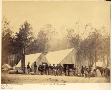 Virginia, Brandy Station, Headquarters of the Army of the Potomac, Commissary Department. - NARA - 533335 photo