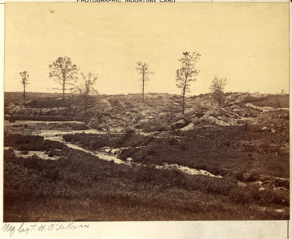 Virginia, Gracie's Point, View of the interior of the enemy's lines, opposite Fort Haskell. - NARA - 533359