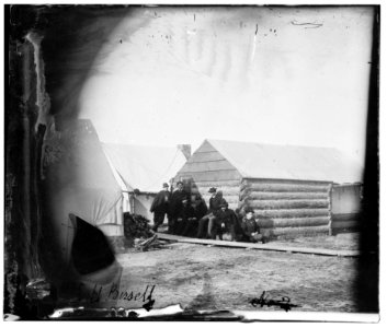 Virginia. Winter quarters of Capt. Bissel, Army of the Potomac LOC cwpb.01422 photo