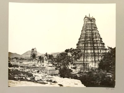 Virupaksha Temple Complex 1856 photo photo