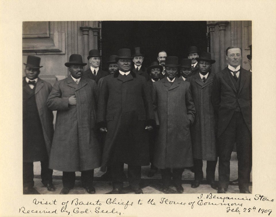 Visit of Basuto Chiefs to the House of Commons by Sir (John) Benjamin Stone
